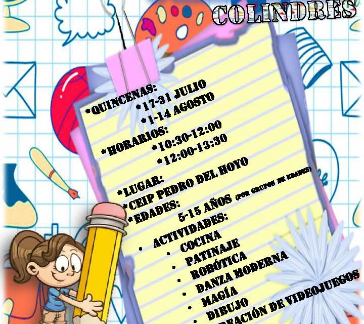CURSOS DE VERANO – COLINDRES 2018