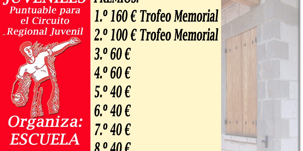 XXVI MEMORIAL JESÚS OCHOA BOLO PALMA – Fase Clasificatoria